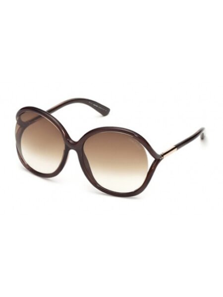 Óculos de Sol Tom Ford Rhi TF252 50F Marrom/Rosa Gold Fashion